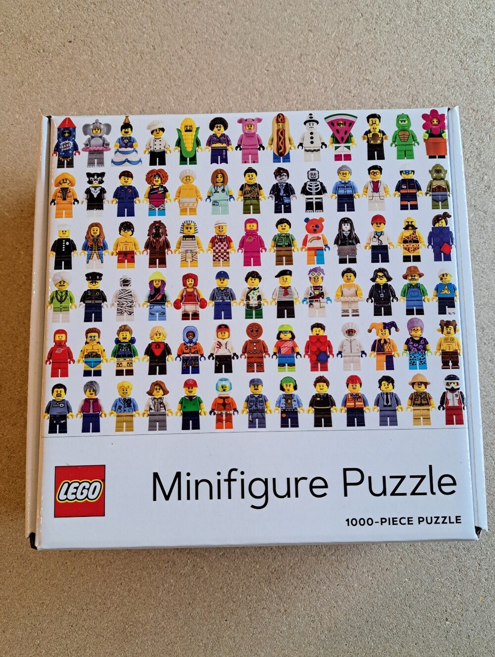 Lego Minifigure Jigsaw Puzzle 1000 Pieces Complete No Missing Pieces Colourful